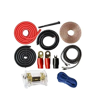 Kit de instalação de cabo de amplificador de carro, amplamente usado, alta qualidade, fio de potência