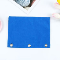 Pochette à crayons personnalisée pour classeur à 3 anneaux, trousse de maquillage transparente, sac d'affaires en tissu Oxford à fermeture éclair avec fenêtre en PVC