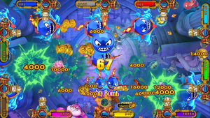 Nút Bắn Cá Trò Chơi 2 4 6 8 10 Chỗ Ngồi Hoàn Toàn Mới Ocean <span class=keywords><strong>King</strong></span> 3 Plus Wonder Cat 'S Fortune - Product Image 4