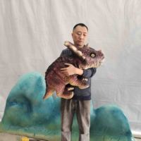 Marionnette dragon animatronique réaliste pour bébé dinosaure 3D