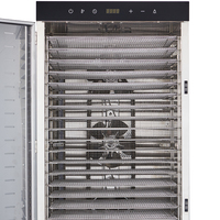 20-laags commerciële multi-layer machine voor het drogen van gesneden fruit- en groentechips, elektrische verwarming, voedseldroger 304