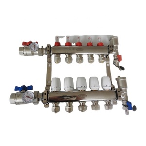 Collettore di acqua con il tubo di 16 mm per il pavimento del pannello della schiuma dell'isolamento e del riscaldamento 25mm - Product Image 1