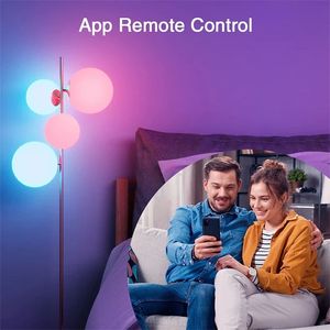<span class=keywords><strong>Ampoule</strong></span> LED intelligente WIFI contrôlée par l'application Tuya, A19, plastique, 9W, E26, 110V-220V, commande vocale pour Alexa Echo <span class=keywords><strong>Google</strong></span> Home, résidentiel - Product Image 2