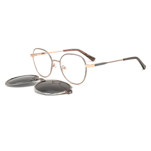 Phụ nữ không gỉ clip trên Eyewear 2 trong <span class=keywords><strong>1</strong></span> khung quang học với Magnetic Sun ống kính - Product Image 3