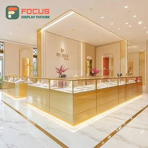 Sistema de Exhibición de Joyería Minimalista, Vitrina para Espacio de Boutique con Superficie Pulida - Product Image 3