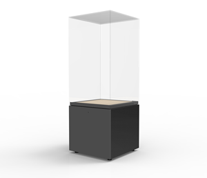 Vetrina Standard di lusso <span class=keywords><strong>in</strong></span> <span class=keywords><strong>acciaio</strong></span> di lusso <span class=keywords><strong>in</strong></span> vetro con esposizione ad angolo - Product Image 3