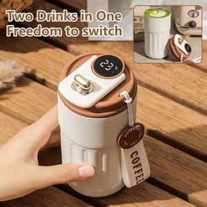 Smart Portable 316 Stainless Steel Tumbler Mug <b>Coffee</b> Cup with LED Temperature Display Vacuum <b>Flasks</b> Thermos for Water Usage - Product Image 5