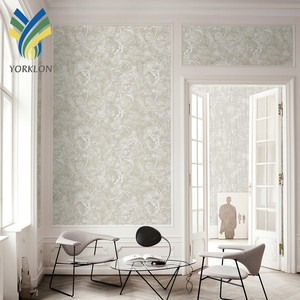 YKVE moderna Non tessuto <span class=keywords><strong>verde</strong></span> <span class=keywords><strong>carta</strong></span> da <span class=keywords><strong>parati</strong></span> a fiori rotoli 3 belle carte da <span class=keywords><strong>parati</strong></span> per Hotel decorazione della parete impermeabile e antistatico - Product Image 2