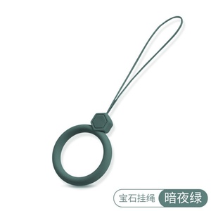 Dễ Thương Chống rơi Silicone dây buộc phụ nữ phong cách điện thoại di động Silicone Vòng Quạt dây buộc sáng tạo phim hoạt hình Jewel ấm trà teacup Mặt dây chuyền - Product Image 4