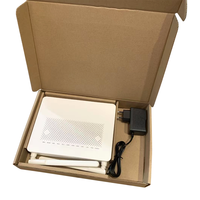 Hg8245h Xpon Gpon Modem 4GE + 2Tel + USB 2,4G Wifi Antena externa Ont Onu Router