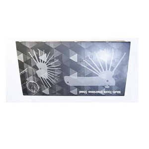 Gran oferta OEM 24 Uds. Herramienta de reparación de llaves reemplazable práctica 24 en 1 candado de acero inoxidable portátil Jackknife herramientas de cerrajería de bolsillo - Product Image 5