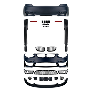 Kit Carrozzeria per BMW Serie 3 E92 2005-2008 - Aggiornamento a Griglia M4, Minigonne Laterali, Paraurti Posteriore, Paraurti Anteriore, Labbro Anteriore - Installazione Semplice - Product Image 2