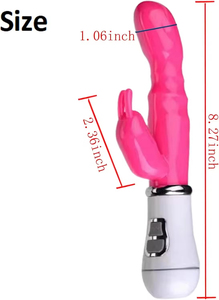 Vibrador de Conejo con Orejas de Conejo, Estimulador de Clítoris y Punto G con 12 Modos de Vibración, Potente Estimulador para Mujeres - Product Image 4