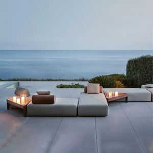Inside or Outdoor Furniture Poolside Sun Lounger Aluminum Waterproof Fabric Sunbed Hotel Patio Lounge <b>Bed</b> - Product Image 3