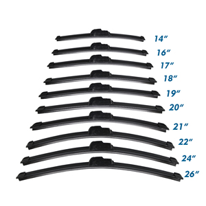ใบปัดน้ำฝนยางธรรมชาติคุณภาพสูงแบบไม่มีโครง ยี่ห้อ LIJAY สีดำ ขนาด 14"-28" แบบ U/J Hook สำหรับ 95% ของรถ ได้รับการรับรองมาตรฐาน CE ราคาขายส่ง - Product Image 1