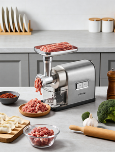 電動家庭用キッチンミートグラインダー＆野菜スライサー 家庭用ソーセージミンサーマシン - Product Image 4