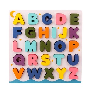 Montessori niños educativos juguete DigitalAlphabet rompecabezas fabricante directo SaleEarly educación cognitivo juguete - Product Image 4