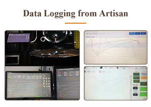 مجموعة يوشان الاحترافية، محمصة قهوة كهربائية تجارية بسعات 12 كجم، 6 كجم، 5 كجم، 3 كجم، 2 كجم، 1 كجم، تعمل بالغاز، للبيع - Product Image 3