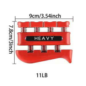 Silicona 3LB/7LB/11LB/14LB Entrenador de dedos bidireccional Fortalecedor para ejercicio de rehabilitación y práctica de sección de agarre - Product Image 3
