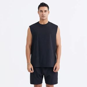 Chaleco Blanco Informal de Verano T013 para Hombre, Holgado, sin Mangas, 100% Algodón, Cómodo, 240g, Tejido Personalizado - Product Image 2