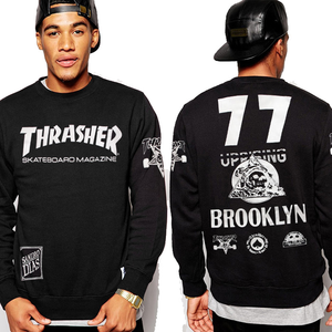 thrasher brooklyn 77 moletom com capuz