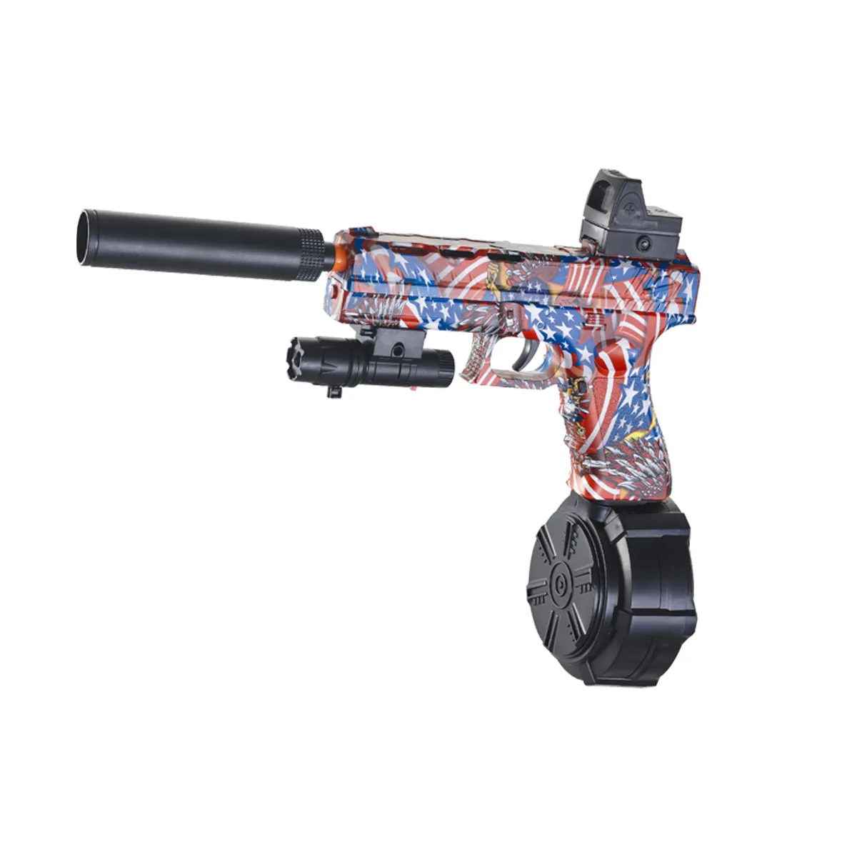 Nueva pistola Glock juguetes BOLA DE Gel automático eléctrico Splatter Ball Blaste Shoot Up batería recargable alimentado por pistolas Orby