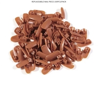 Main de mannequin professionnelle articulée et flexible pour la pratique des ongles, avec embouts réutilisables pour l'entraînement de la manucure des débutants