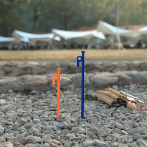 Piquets de tente épais et colorés pour l'extérieur, 20 cm, en PP, pour le camping et la plage - Product Image 1