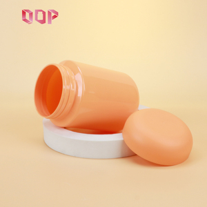 Pot en PET orange de 17 oz, 20 oz, 25 oz pour poudre protéinée, conteneur de qualité alimentaire avec bouchon à vis pour lait en poudre, bonbons, beurre, personnalisable - Product Image 2