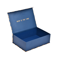 Caja de Regalo Magnética Plegable con Logotipo y Diseño Personalizados al por Mayor, con Grabado y Lámina Dorada - Empaque de Cartón Rígido Reciclable
