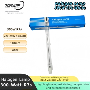 Tube de lampe de tungstène d'iode blanc de J118MM <span class=keywords><strong>300w</strong></span>, tube de lampe de tungstène d'halogène, tube de lampe solaire, lampe d'herbe, lampe de tungstène d'iode de <span class=keywords><strong>300W</strong></span> - Product Image 2