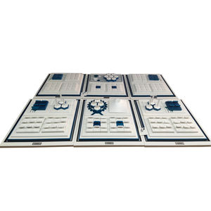 Expositor de Joyería de Lujo Ligero Personalizado con Combinación de Colores, Directo de Fábrica, Incluye Soporte para Pendientes y Set de Exhibición - Product Image 2