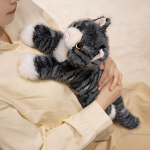 Super morbido gatto peluche giocattoli animali Kawaii realistici modelli di festa di gatto giocattoli di peluche per i regali dei bambini - Product Image 3