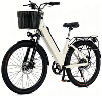 Vélo Électrique Tout-Terrain Urbain à 7 Vitesses avec Cadre en Acier Carbone, Moteur Brushless sur Roue Avant, Batterie au Lithium et Roues Triangulaires – Vente Directe