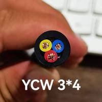 Cable de Alimentación de Cobre Flexible con Aislamiento y Revestimiento de Goma de Alta Resistencia YC, 450/750V, 2-5 Núcleos, 1.0-150 mm²
