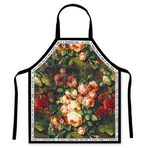 Tablier de cuisine en polyester de haute qualité, sans manches, anti-taches et tendance, avec décoration à la taille, nouveauté - Product Image 6