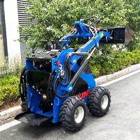 Minipala cingolata diesel Euro 5 EPA con trinciatrice forestale e tosaerba
