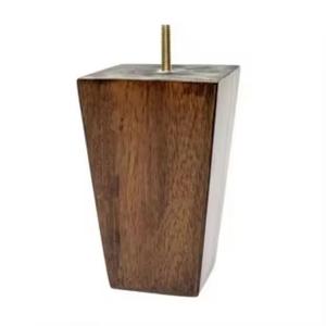 Pieds de meubles carrés filetés pour lits, 15 cm, pieds de remplacement pour canapé, pieds de lit en bois massif de haute qualité - Product Image 1