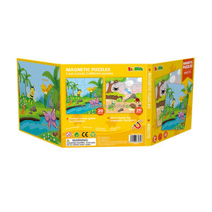 Rompecabezas Magnético Plegable de 3 Partes, Educativo, de 50 Piezas, con Diseño de Mariposas, para Niños de 2 a 13 Años, Unisex, Juguete de Papel - Product Image 6