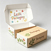Cajas de Envío de Cartón Corrugado Plegables de Lujo con Logotipo Personalizado, Cajas de Embalaje para Envíos