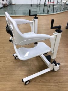 <span class=keywords><strong>Fauteuil</strong></span> roulant pour <span class=keywords><strong>personne</strong></span> <span class=keywords><strong>âgée</strong></span> avec toilettes intégrées, chaise de transfert pour patient avec roues pour la douche à domicile pour personnes handicapées - Product Image 4