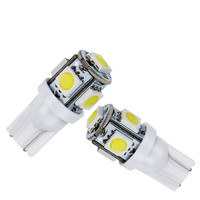 Raych T10 Wedge 5SMD 5050 Weiße LED-Glühbirnen W5W 2825 158 192 168 194 Innenraum-Leselampe Kuppelleuchte Kartenleuchte Kofferraumleuchte Türbeleuchtung