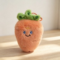 Porte-clés en peluche fruits et légumes 12 cm, poupées pendentifs en polyester et coton PP, jouet pour machine à griffes, unisexe