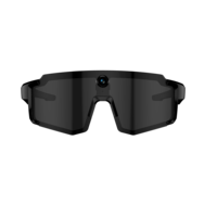 Lunettes de soleil sport personnalisées direct usine, monture TR90 légère, lunettes caméra vidéo 1080P OEM pour le cyclisme et les activités de plein air