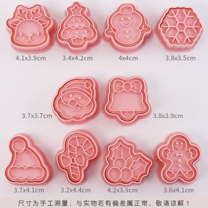 Emporte-pièces de Noël en forme de dessins animés, 15 pièces, mini-moules Père Noël, sapin, pain d'épices, outils de pâtisserie pour la décoration de gâteaux faits maison - Product Image 2