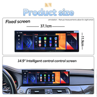 Écran de voiture Android 14,9 pouces, autoradio pour BMW Série 6 Série 7 F06 F12 F13 F01 F02 F04 G11 G12 2009-2019