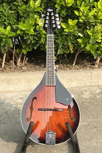 <span class=keywords><strong>Mandoline</strong></span> 8 cordes Aiersi à prix abordable, avec trous F, couleur Sunburst antique, forme en A, avec plaque de protection noire, OEM ODM, usine chinoise - Product Image 2