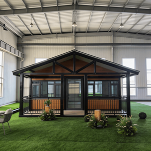 Maison <span class=keywords><strong>de</strong></span> jardin modulaire préfabriquée, conteneurs <span class=keywords><strong>pour</strong></span> hôtels et complexes hôteliers, maison conteneur pliable et extensible <span class=keywords><strong>de</strong></span> 40 pieds <span class=keywords><strong>pour</strong></span> maison <span class=keywords><strong>de</strong></span> luxe extérieure - Product Image 1