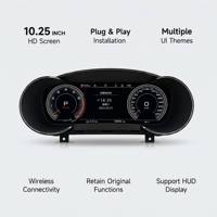 Yeni Profesyonel 10.25 İnç Dijital Gösterge Paneli Audi A3 S3 RS3 8V 2012-2020 LCD Gösterge Tablosu Hız Göstergesi Yükseltme Kutusu
