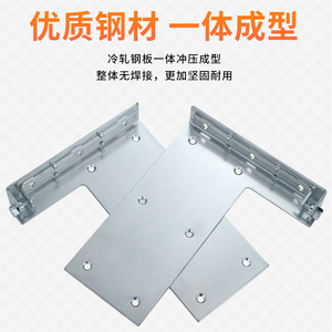 Soportes para gabinetes de pared, acero laminado en frío, plateado, negro, accesorios de fijación para tocador de baño y cocina, fácil instalación - Product Image 5